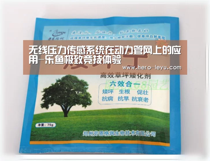 无线压力传感系统在动力管网上的应用-乐鱼极致竞技体验(图3) 乐鱼体育App下载